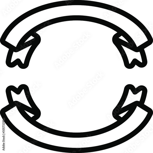 Circle Ribbons Icon