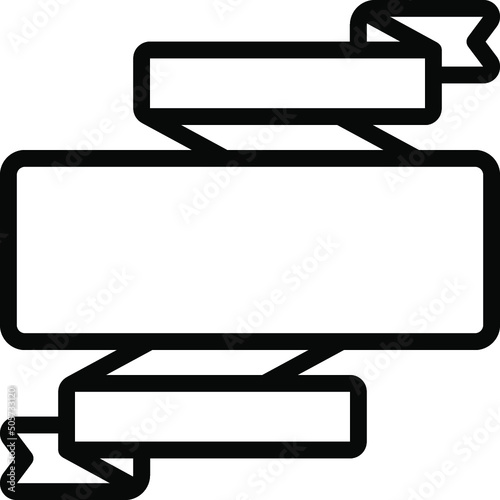 Multi Folded Ribbon Icon