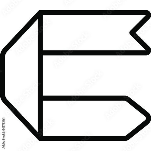 Folded Pointer Icon