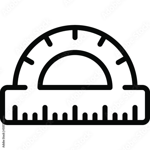 Protractor Ruler Icon
