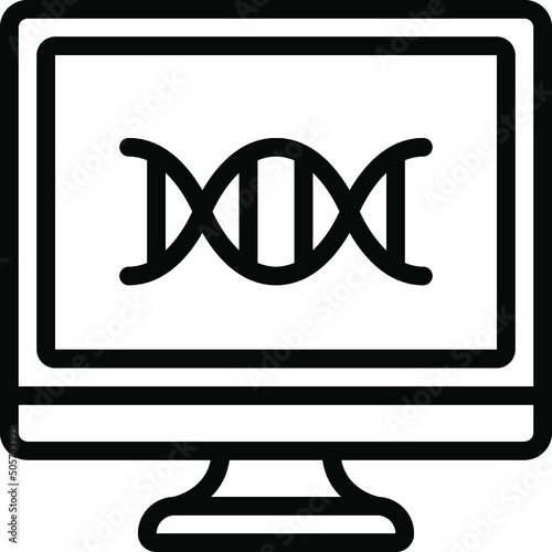 DNA Computer Icon
