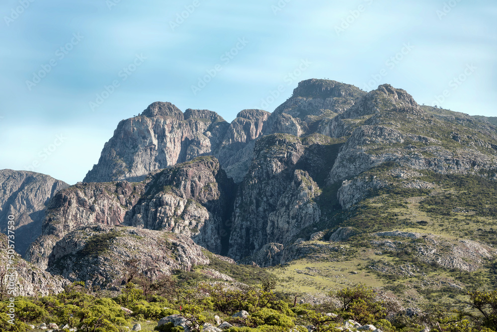 Hajhir mountains in central Socotra, Yemen, taken in November 2021