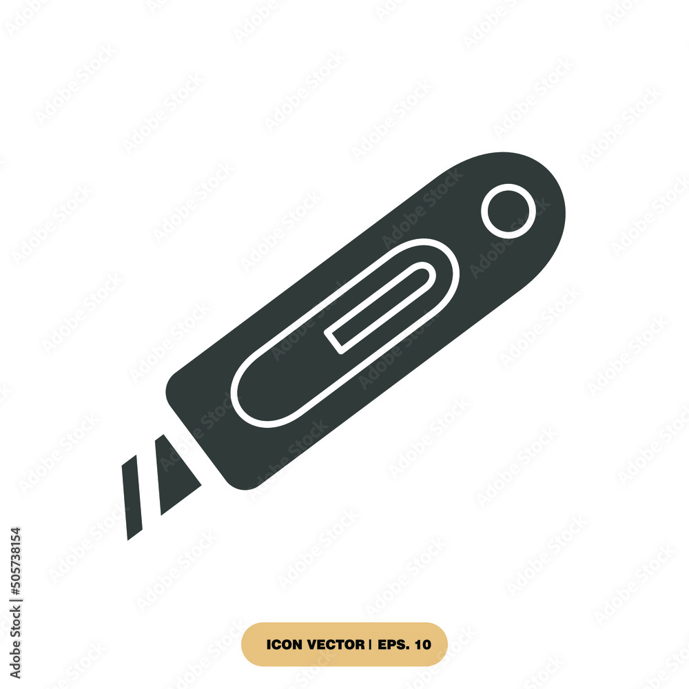 cutter icon set . cutter pack vector elements for infographic web. with trend color cutter icon set . cutter pack vector elements for infographic web. with trend color