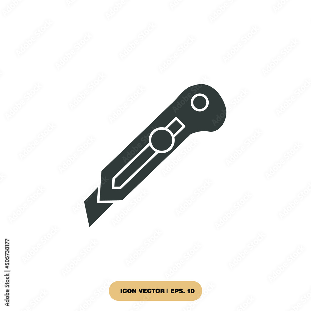 cutter icon set . cutter pack vector elements for infographic web. with trend color cutter icon set . cutter pack vector elements for infographic web. with trend color