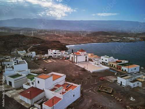 drone view | aerial view of La Punta de El Porís de Abona photo