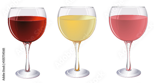 wino butelka kieliszek rose red white alkohol 