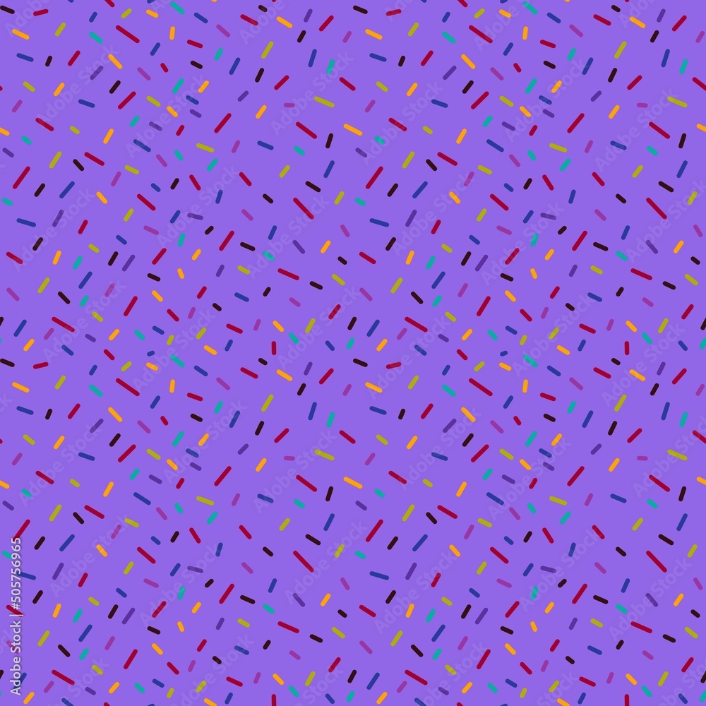 Kids candy seamless sugar sprinkles pattern for fabrics and packaging and gifts and linens and wrapping paper 
