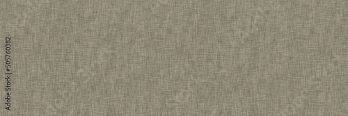 Seamless jute hessian fiber texture border background. Natural eco beige brown fabric effect banner. Organic neutral tone woven rustic hemp ribbon trim edge