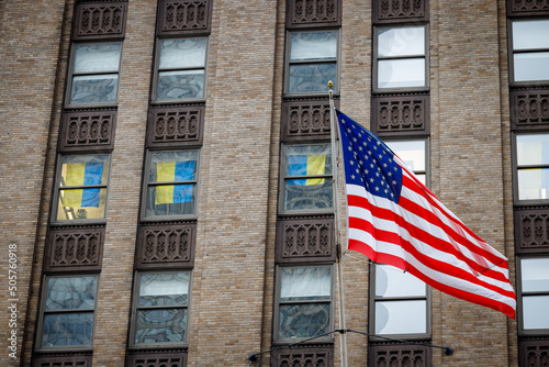 Support for Ukraine in the US © Sylwester