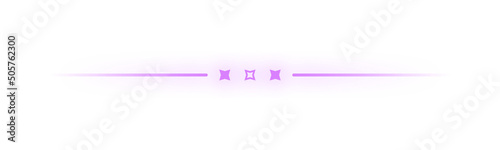 neon divider border
