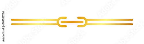 gold abstract divider line
