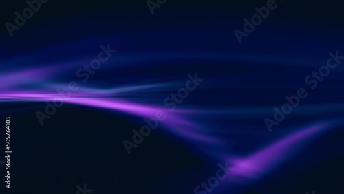 Abstract Blurred pink blue yellow loop background. Soft gradient copy space backdrop, illuminated light painting and place for text. 3D animation for landing page, graphic design, banner, live stream