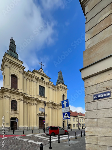 The Roman Catholic Church of the Franciscans, Stigmata of St. Franciszek Seraficki at Zakroczymska Street in Warsaw photo