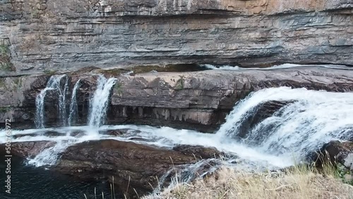 Waterfall at Waterton Lake National Park