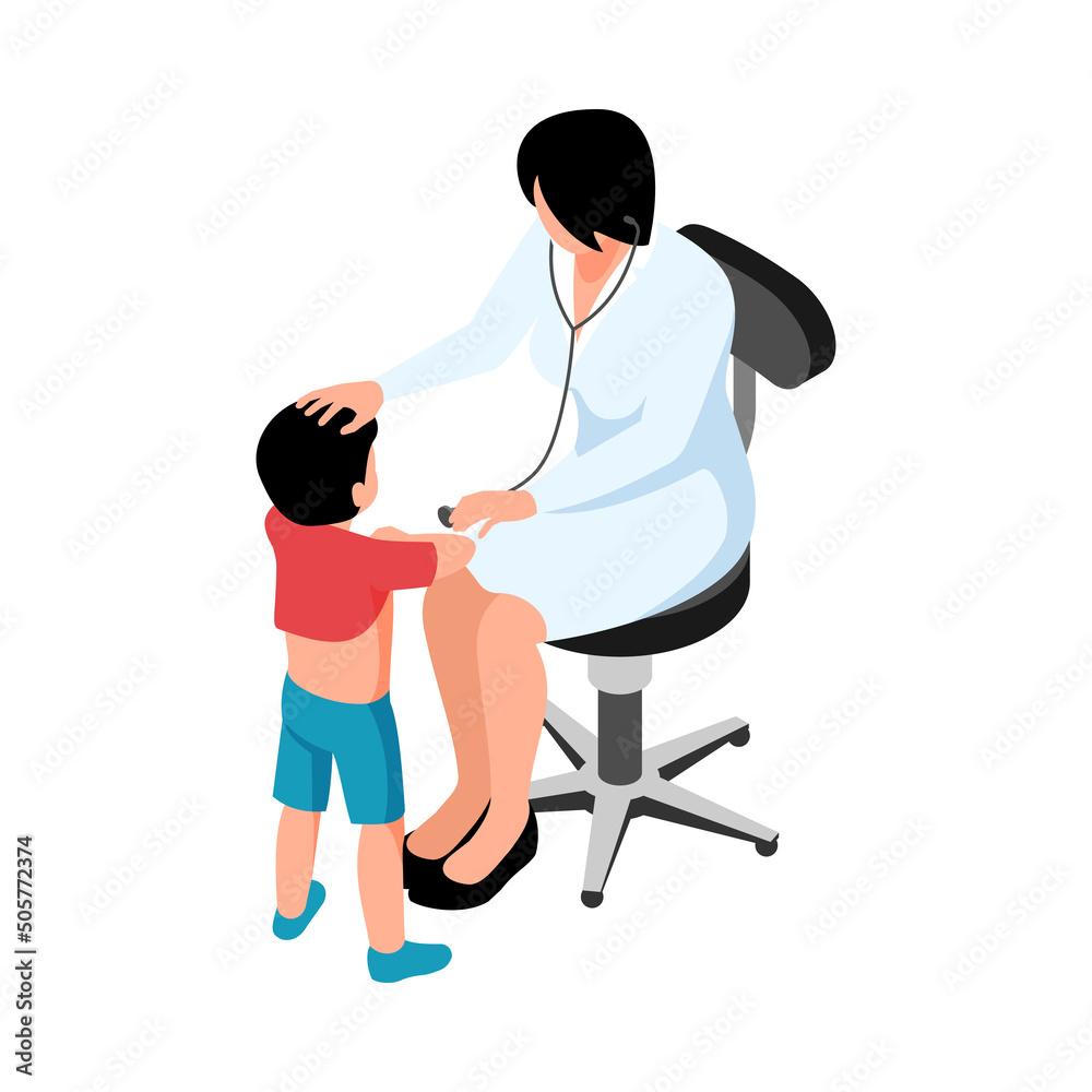Stethoscope Child Doctor Composition