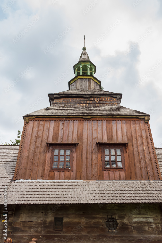 An old wooden church. Ukraine