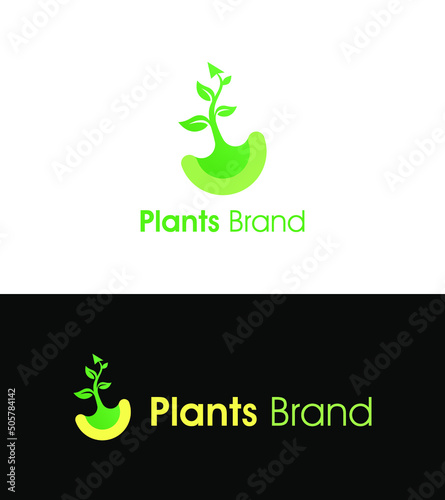 plant and nature products brand logo, manure products and strategies company