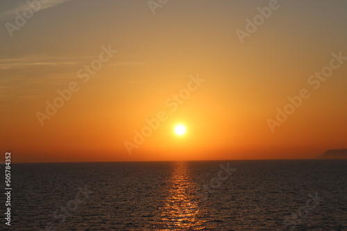 sunrise over the sea © Vincent