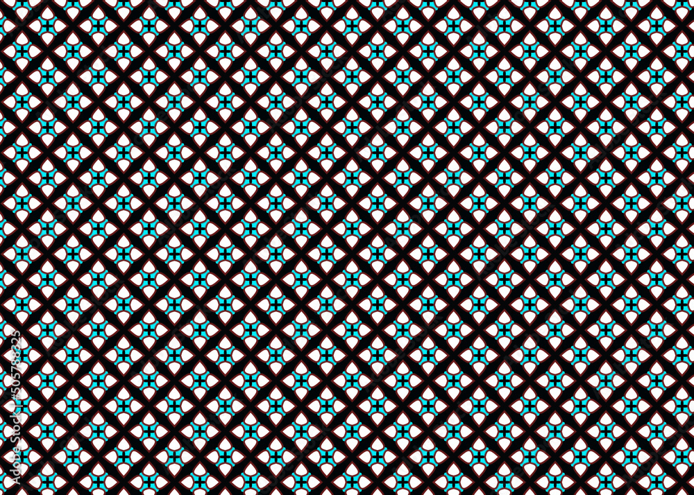 Fotografie Schöne abstrakte digitale Muster Pattern in bunten Farben