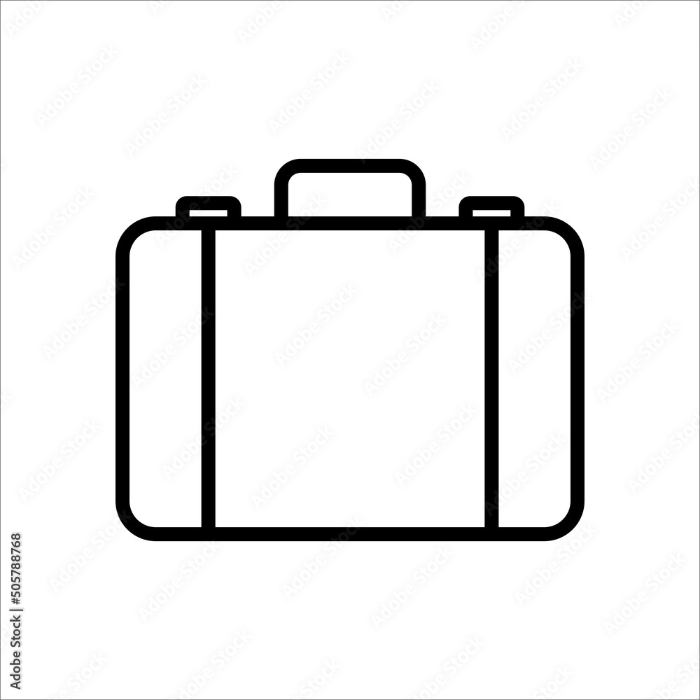 brief case icon vector design template brief case icon vector design template