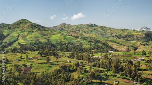 Andean landscape in Apurimac, Peru photo