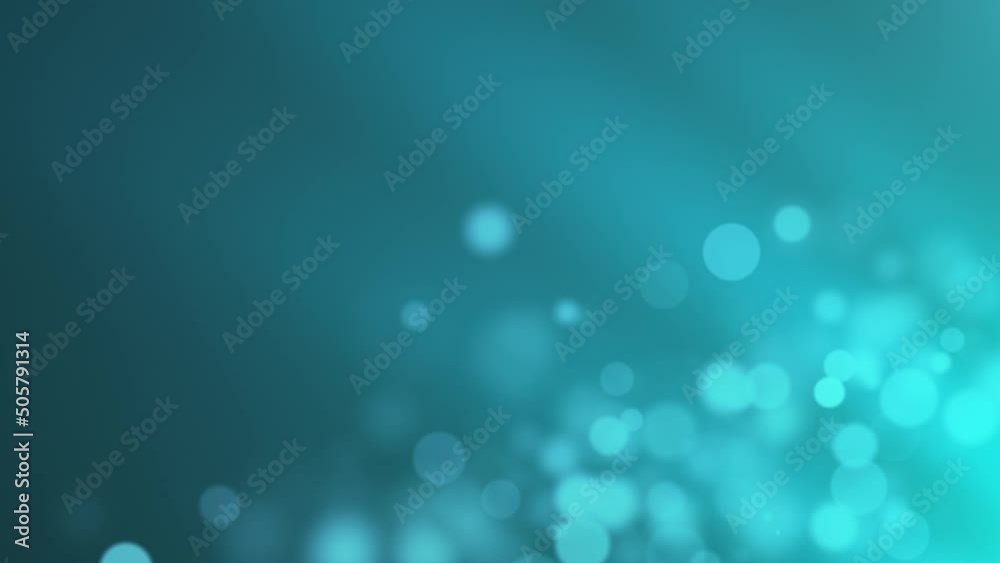 Bokeh particles and light. Computer generated 3d render