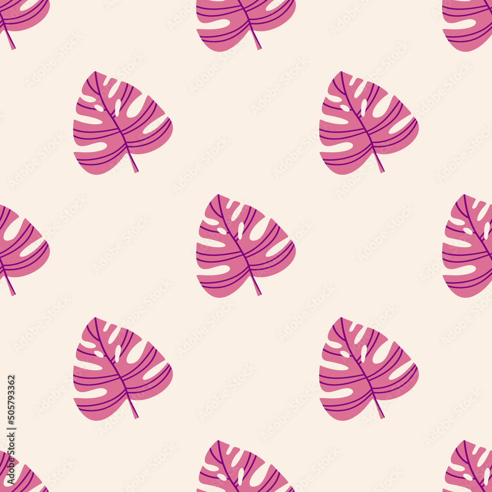seamless pattern with leaves
