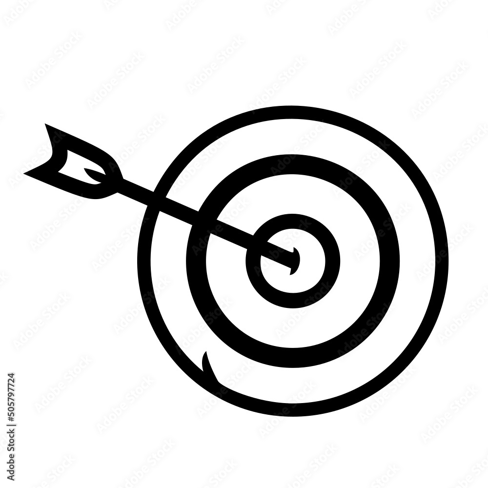 Accuracy - target with arrow