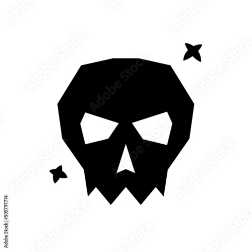 Final Boss skull vector icon