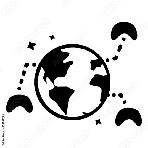 Worldwide online multiplayer game icon
