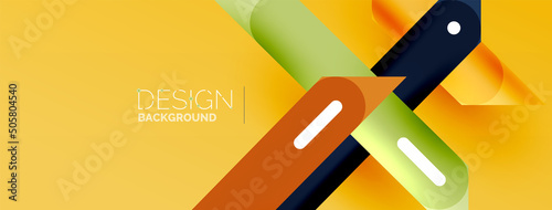 Background overlapping lines. Dynamic lines abstract wallpaper. Straight lines composition vector illustration for wallpaper banner background or landing page