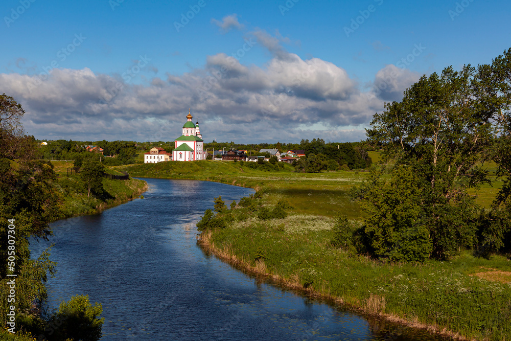 Ancient temples and monasteries of the city of Suzdal. Russia. Ancient temples and monasteries of the city of Suzdal. Russia.