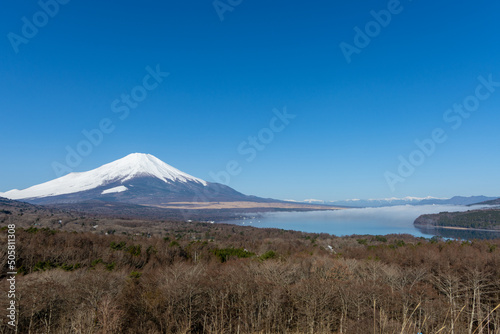 富士山と山中湖3