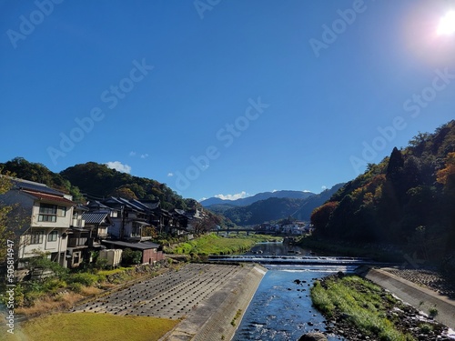 川のある景色