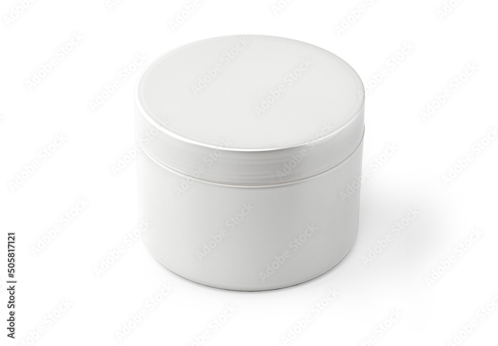 Jar Can Cap Bottle. Blank On White Jar Can Cap Bottle. Blank On White