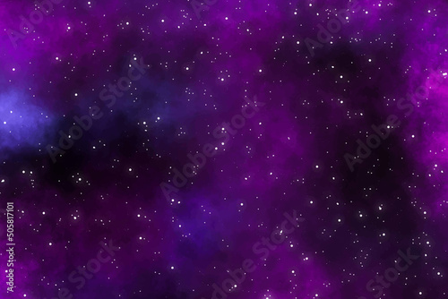 Starry galaxy space background 