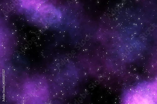 Starry galaxy space background 