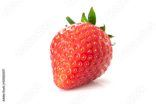 Fresh Strawberry isolated on white background.