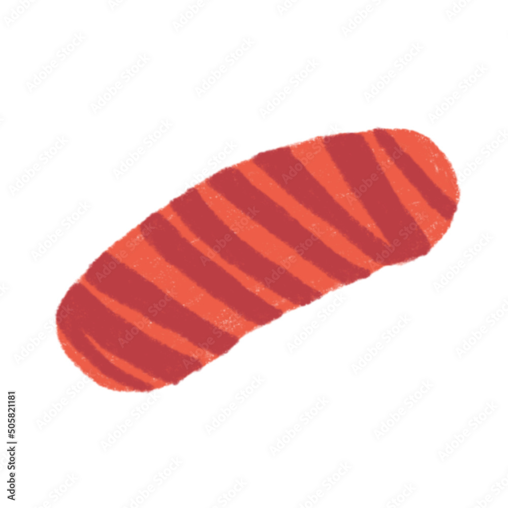 Sausage Food Cartoon Illustration Image