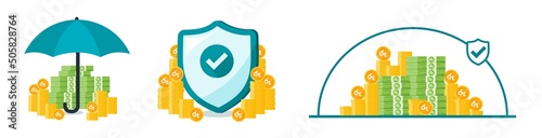 Sri Lankan Rupee Money Safe and Secure Illustration