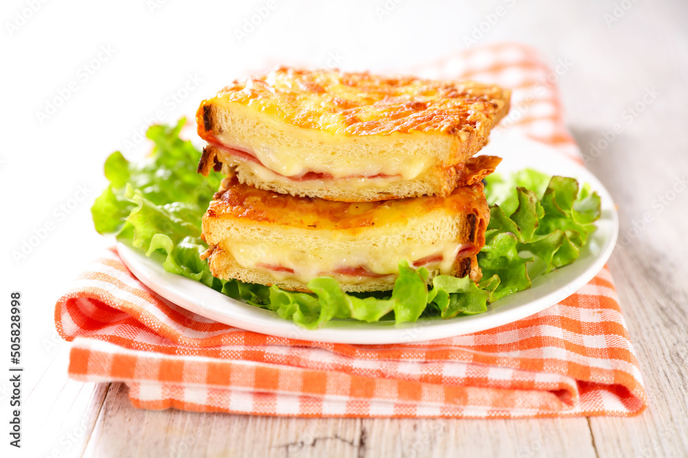 croque monsieur- toasted bread with ham and cheese croque monsieur- toasted bread with ham and cheese