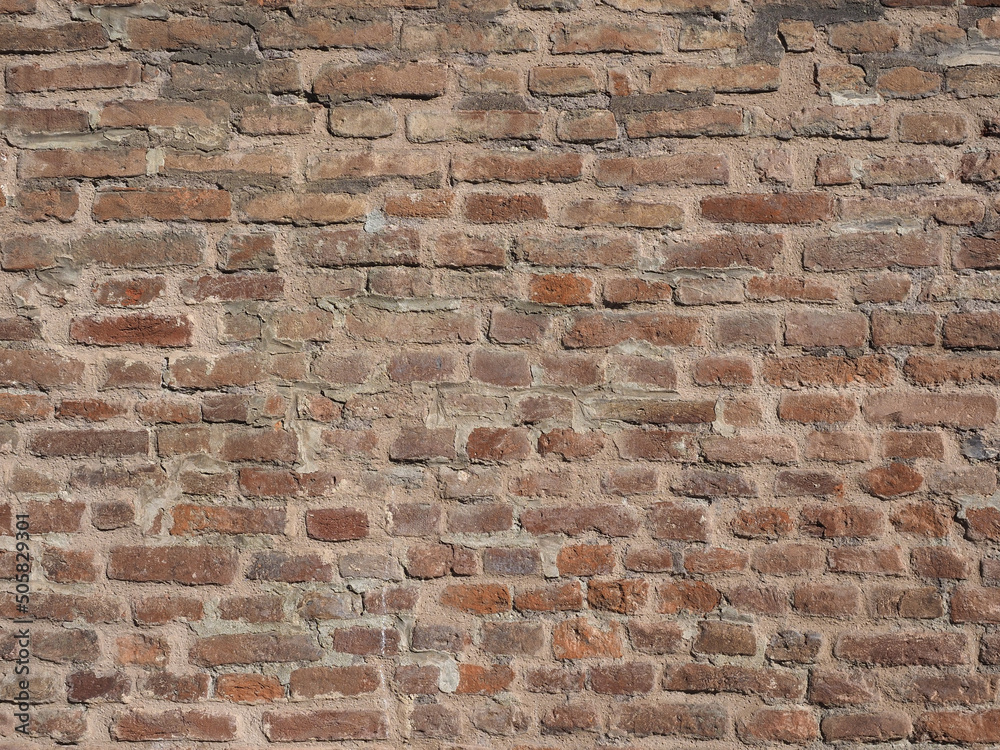 Fototapeta premium red brick wall background