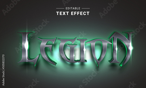 Editable Medieval 3D Text Effect