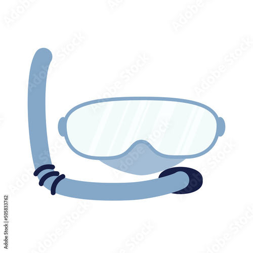 equipment for underwater swimming, goggles mask