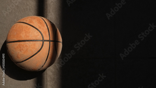 a basket ball on shadow © Dennis