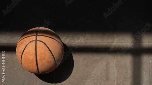 basketball on the floor © Dennis