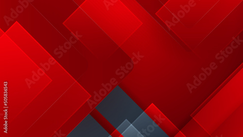 Abstract red and black background. Modern simple red black abstract background presentation design for corporate business and institution.