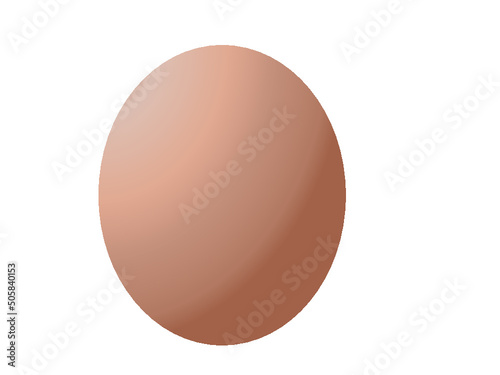 egg isolated on white background