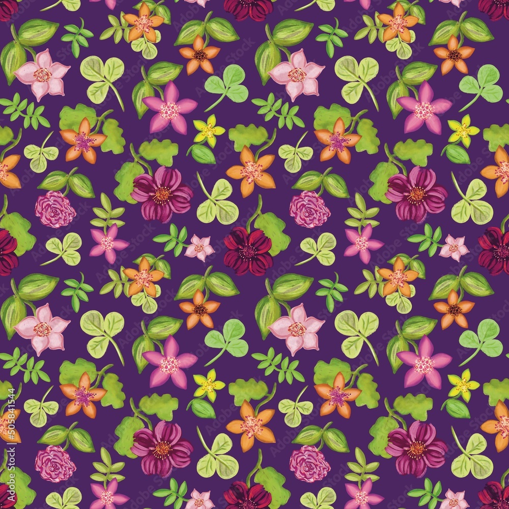 seamless floral pattern seamless floral pattern