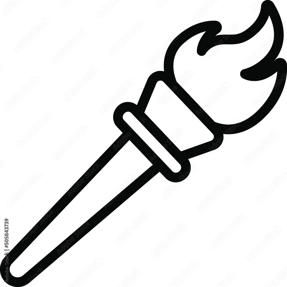 Fire Torch Icon Fire Torch Icon